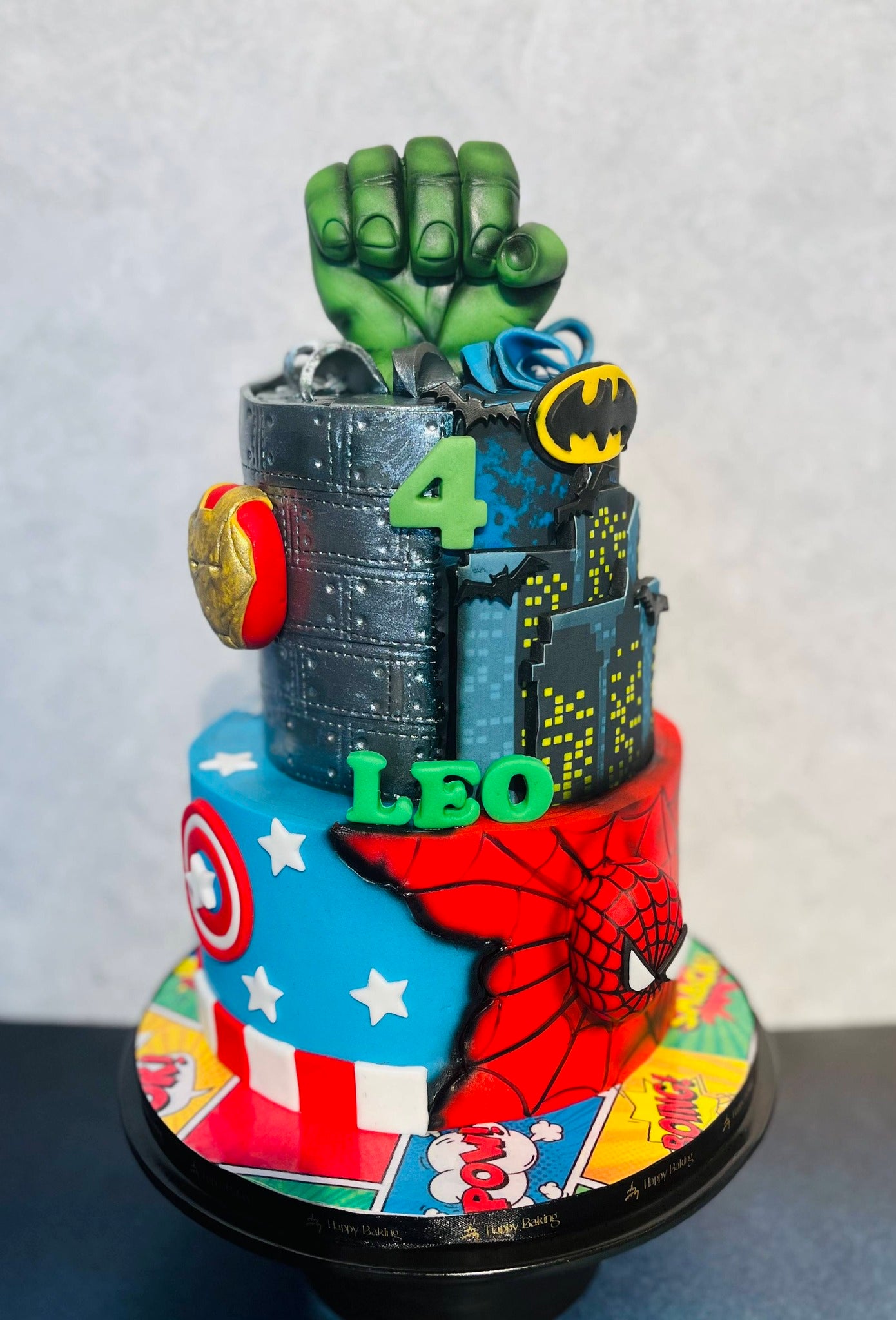 Ultimate Superhero Adventure Cake