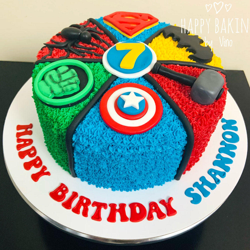 Avengers Delight Cake