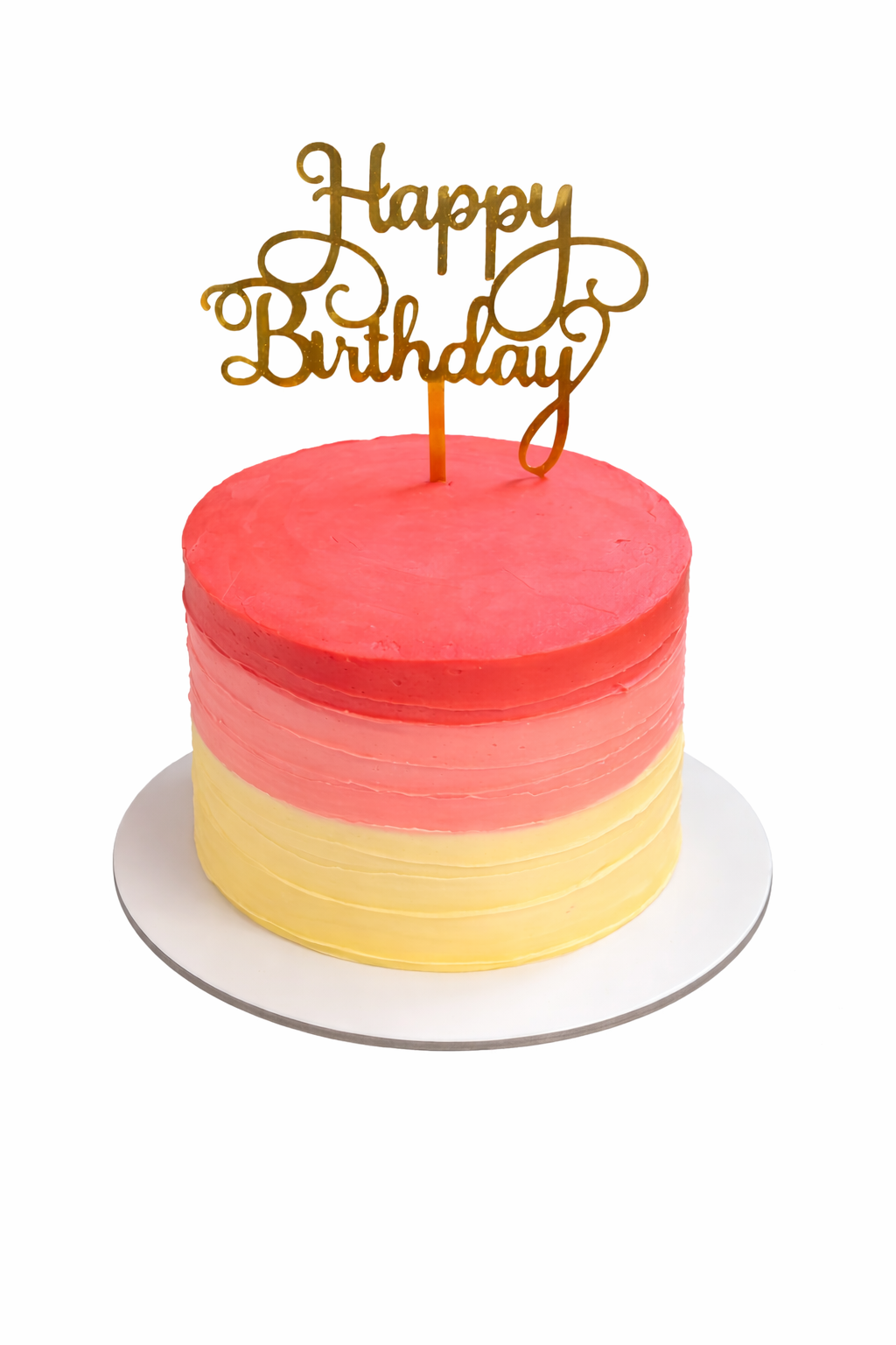 Pastel Glow Celebration Cake