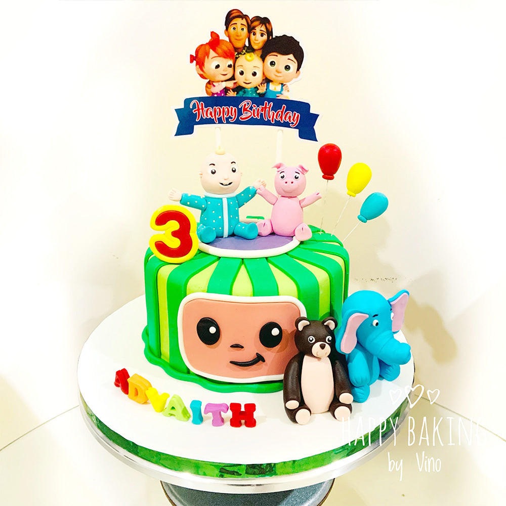 Cocomelon Celebration Cake