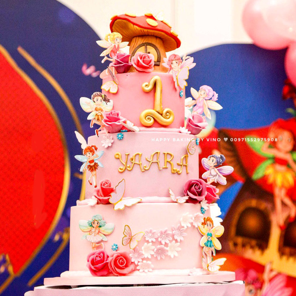 Fairy Theme Butterfly Cake