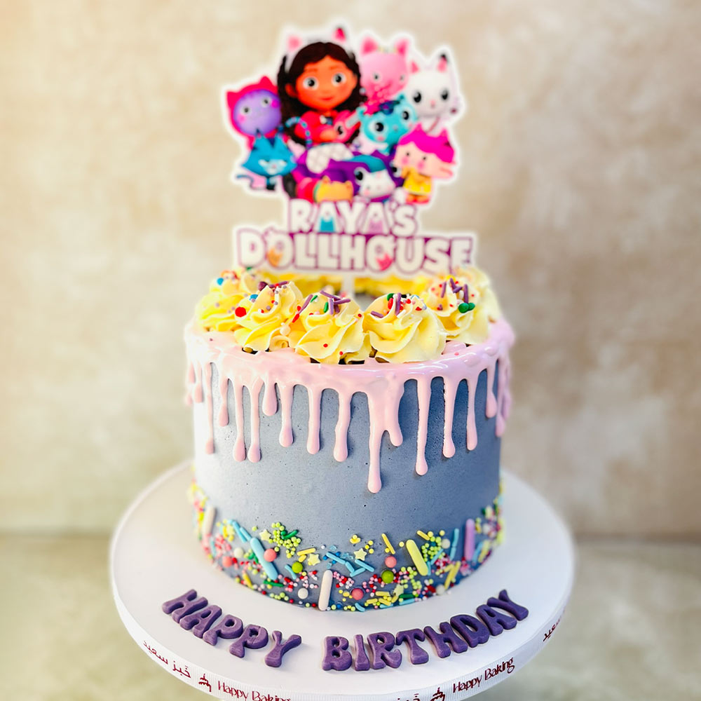 Gabby's Dollhouse Cake