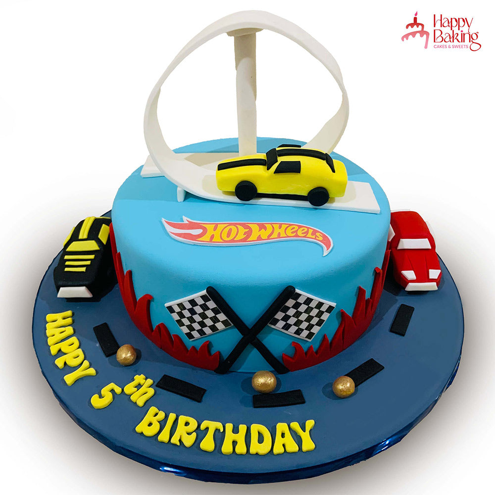 Hot Wheels Speedster Cake