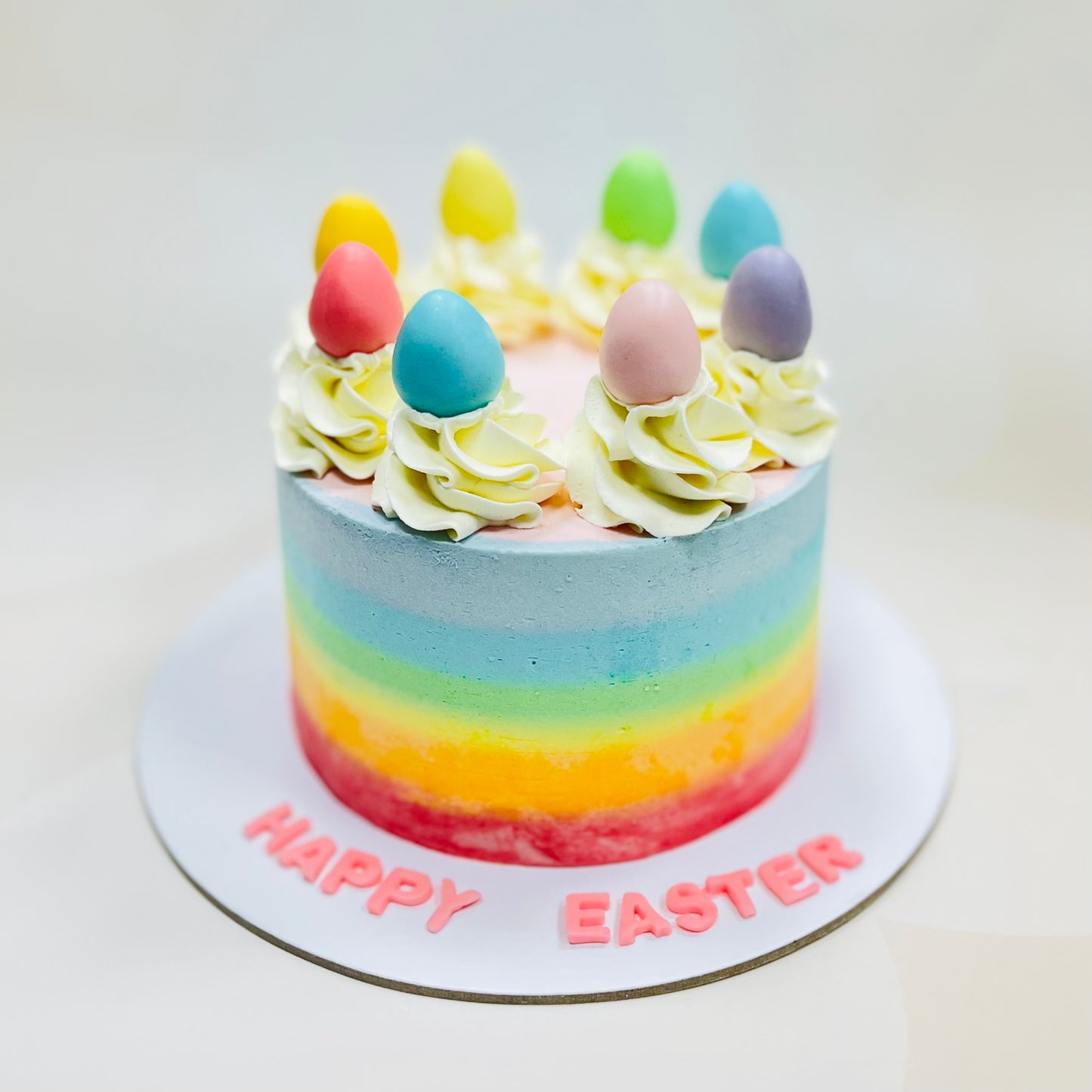 Easter Rainbow Whip Cake