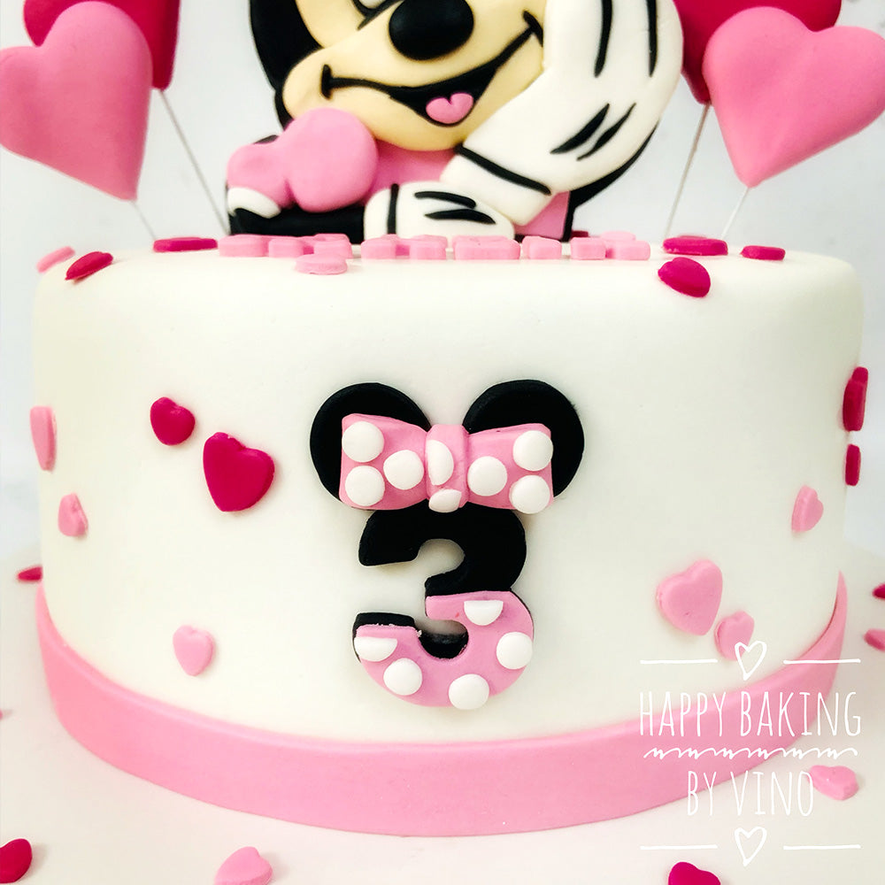 Pink Minnie Mouse Cake