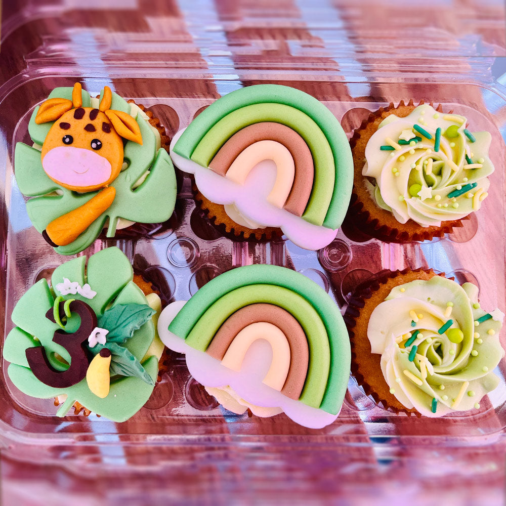 Safari Themed Cupcakes
