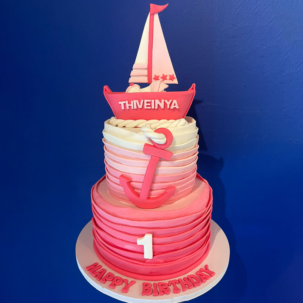 Sailing in Pink - Pink Ship Cake