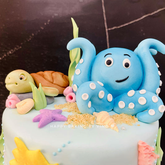 Sea Creatures Cake