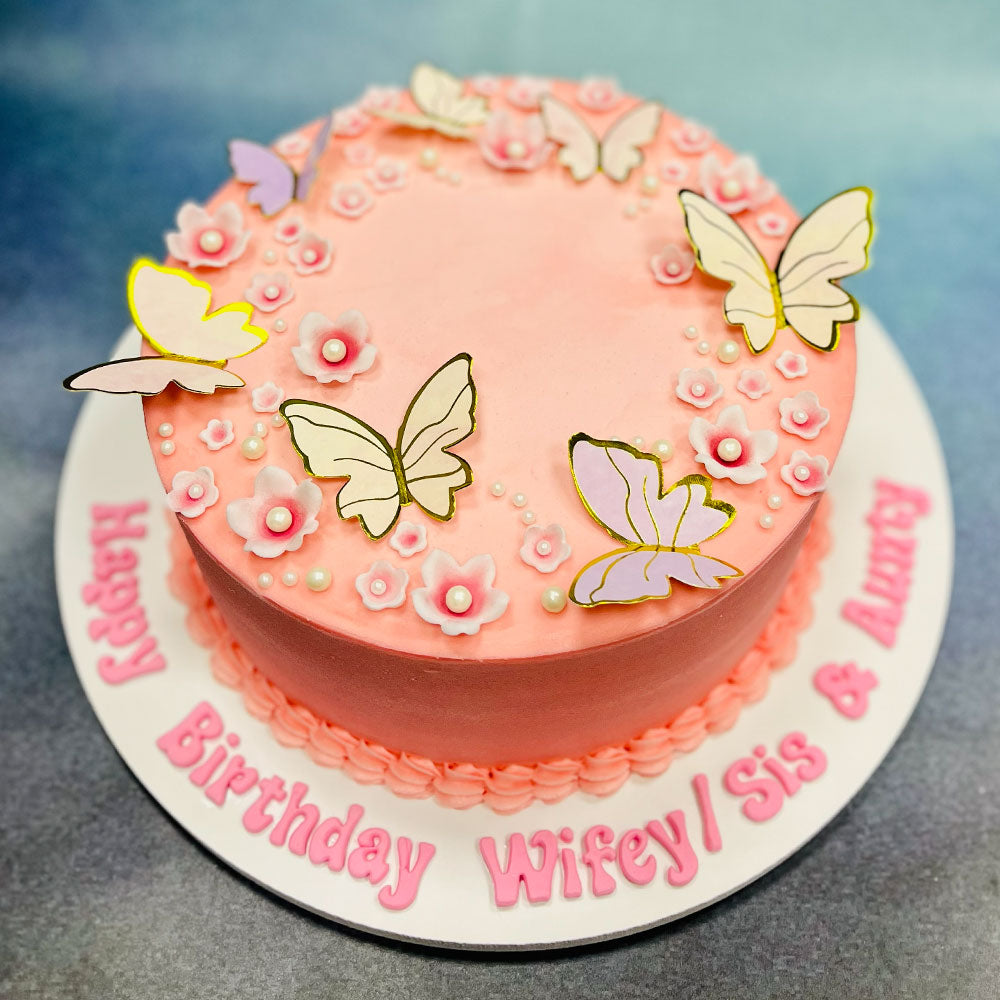 Simple Butterfly Cake