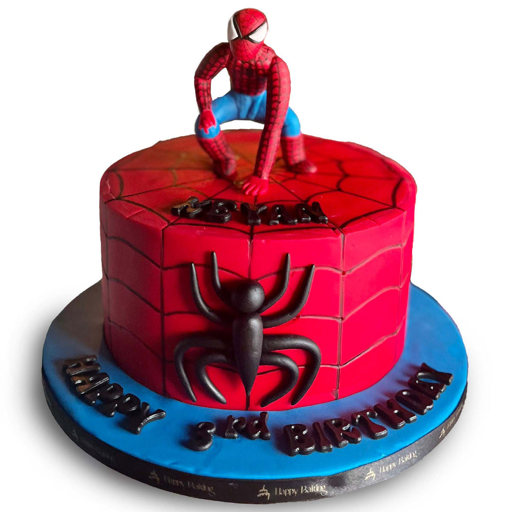 Spider Man Action Cake
