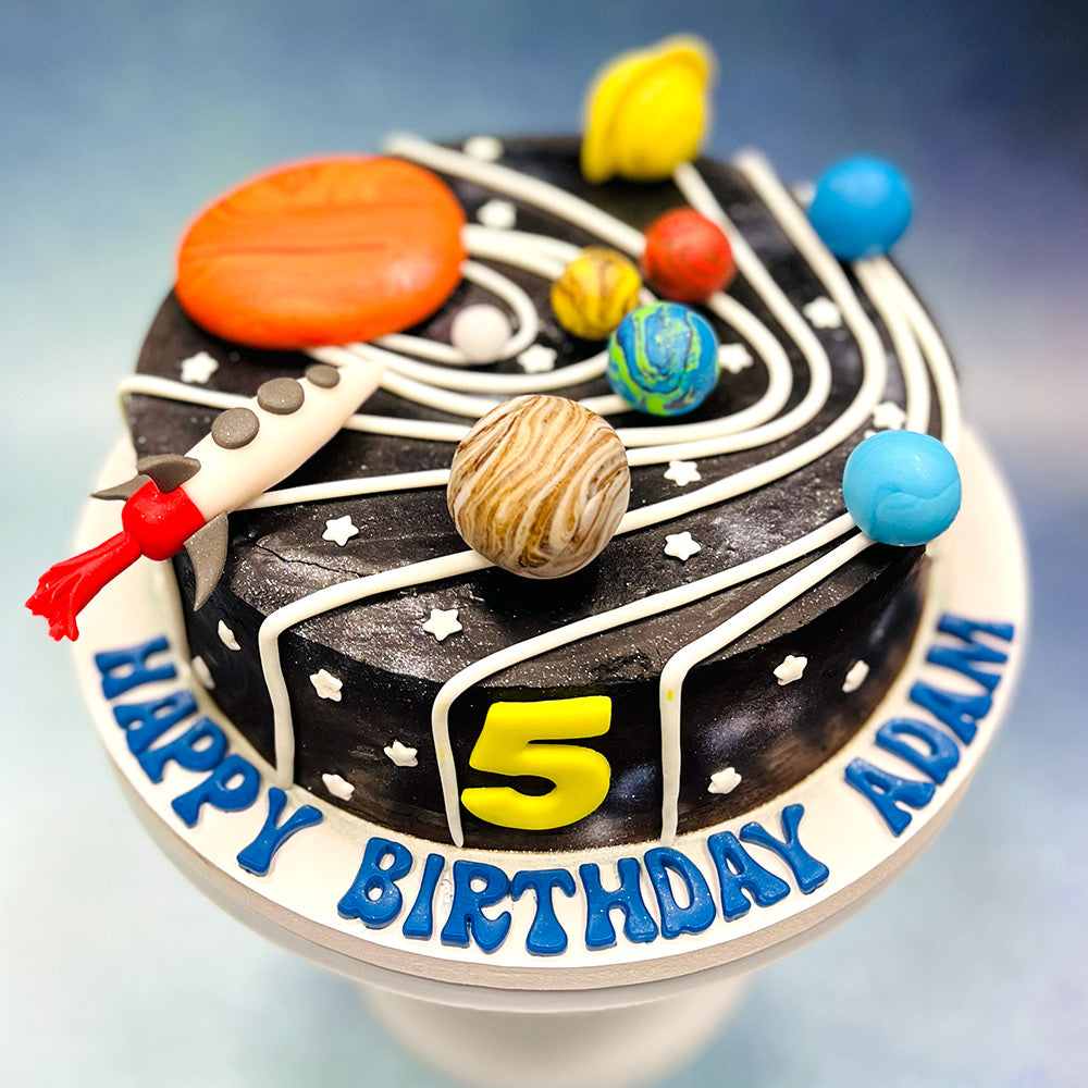 Sun & Planets Cake