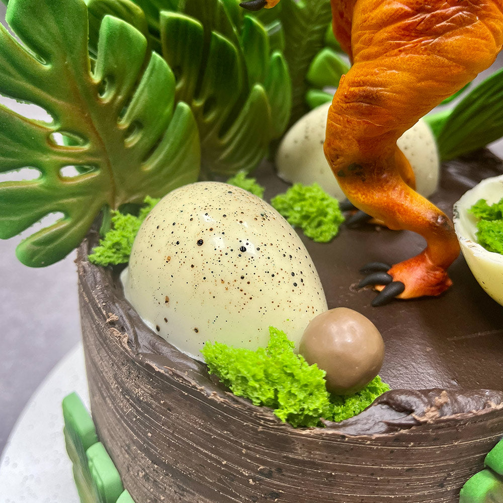 T-Rex Jungle Themed Cake