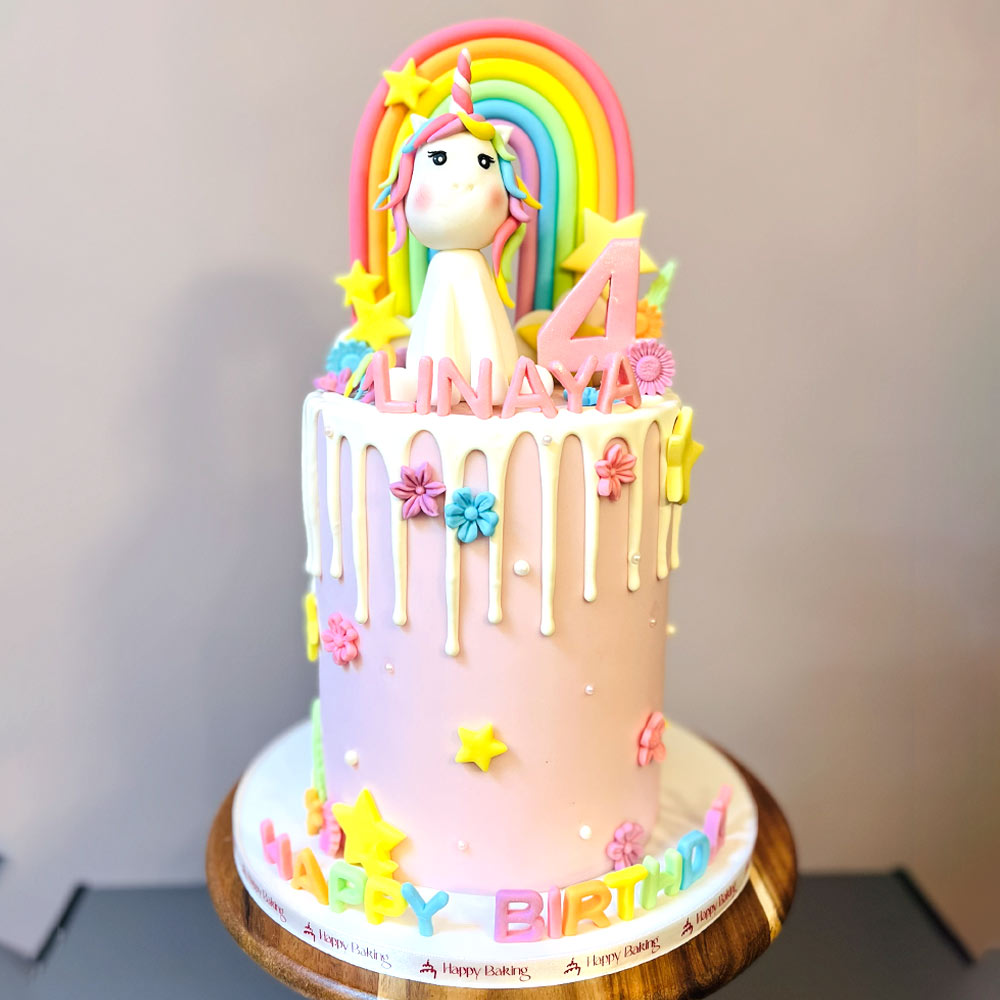Unicorn Rainbow Cake