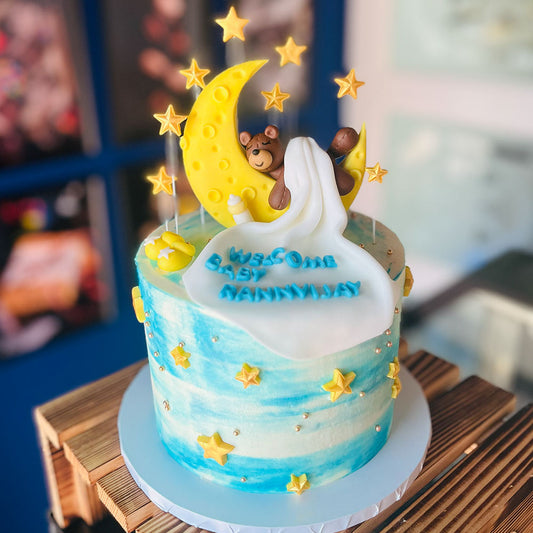 Welcome Baby Bear Cake