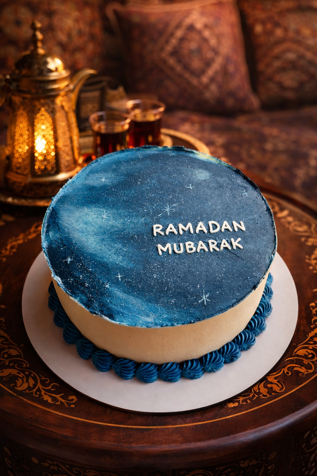 Ramadan Night Sky Cake