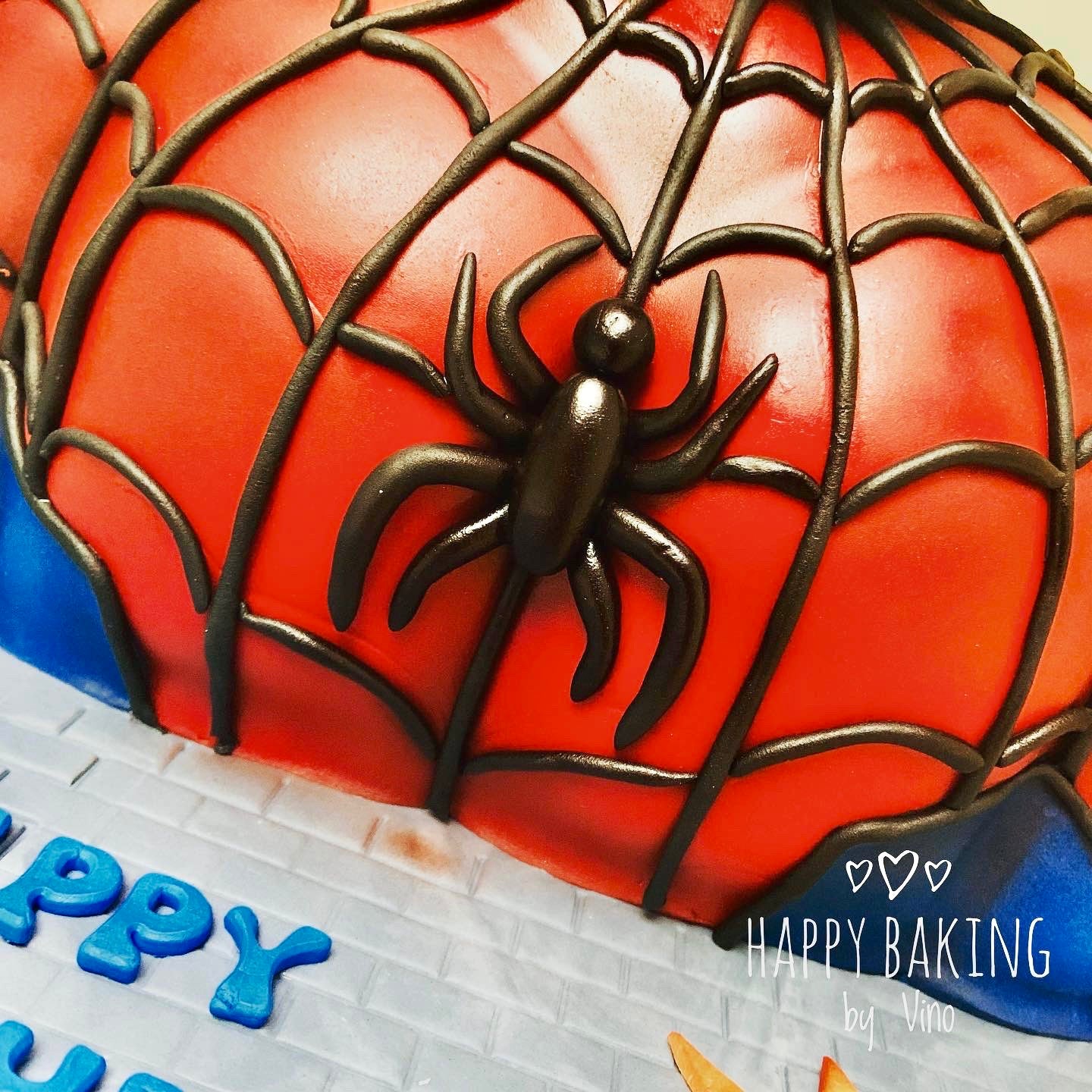 Spider Hero Celebration Cake