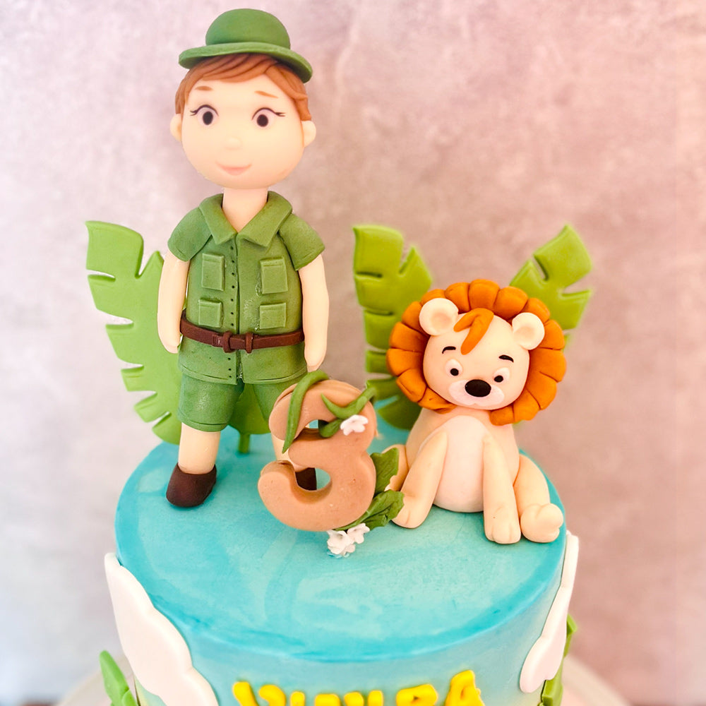 Baby Safari Theme Cake 03