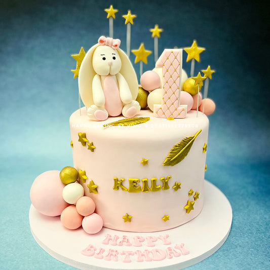 Bunny Theme Cake