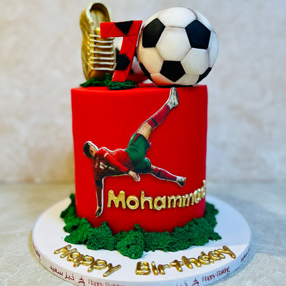 CR7’s Golden Boot Cake