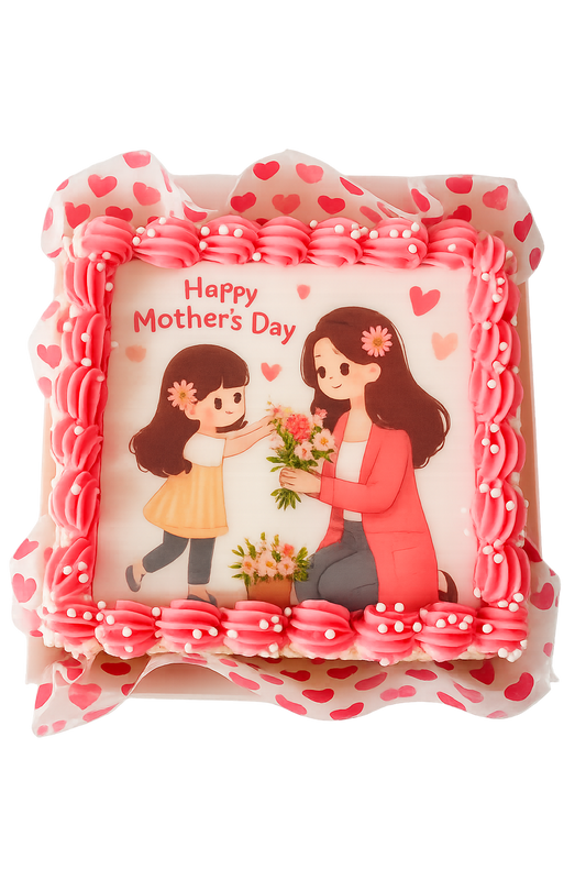 Heartfelt Hug Mother’s Day Cake