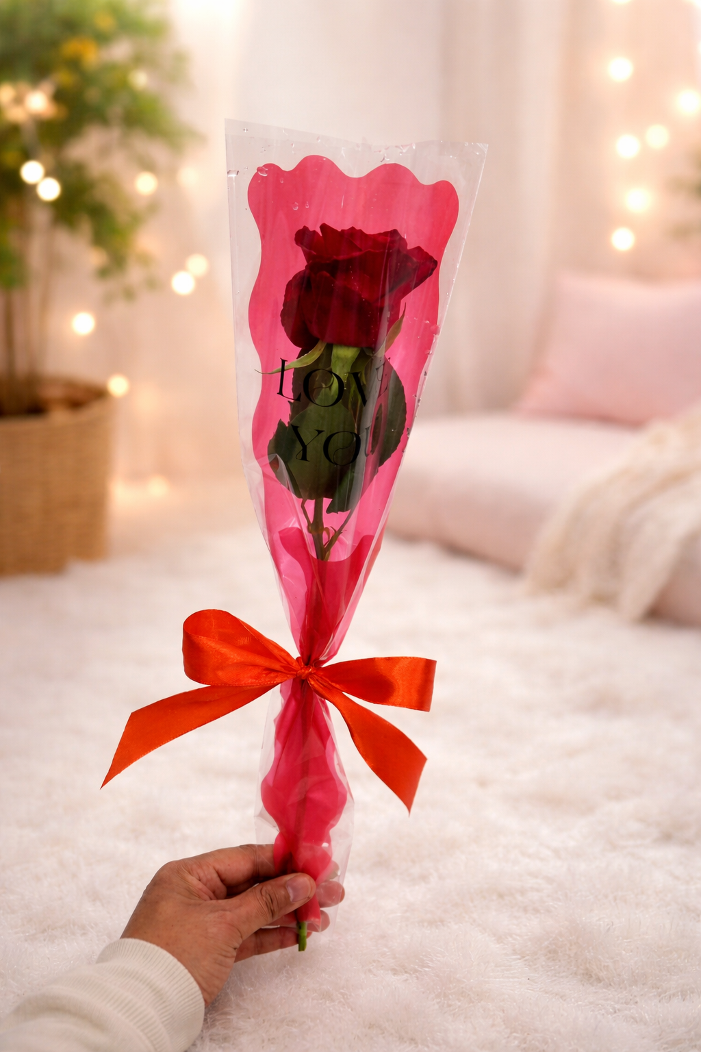 Romantic red rose