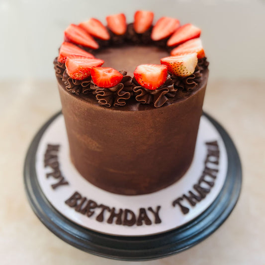 Choco Strawberry Cake