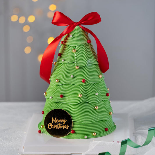 Evergreen Christmas Cake