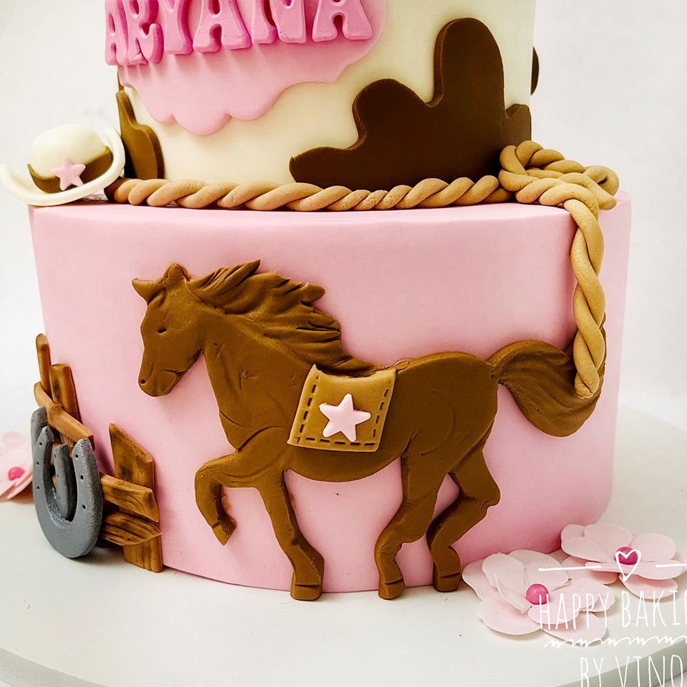 Cow Girl Themed Cake