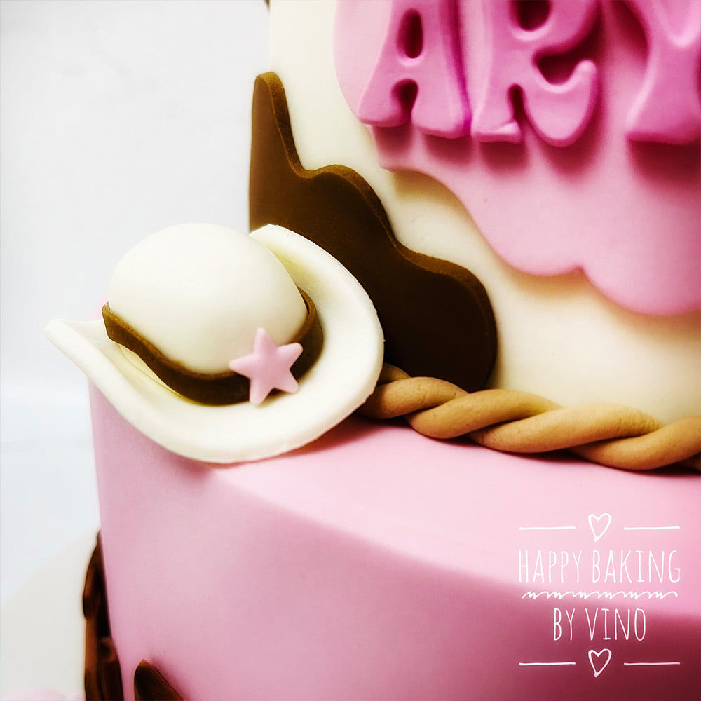 Cow Girl Themed Cake