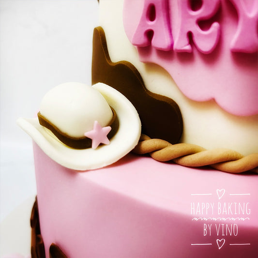 Cow Girl Themed Cake