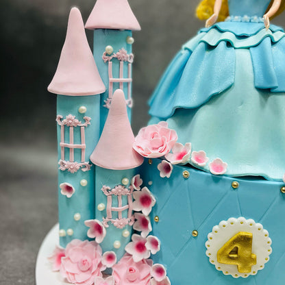 Doll's Blossom Castle - Doll Flower Castle Cake
