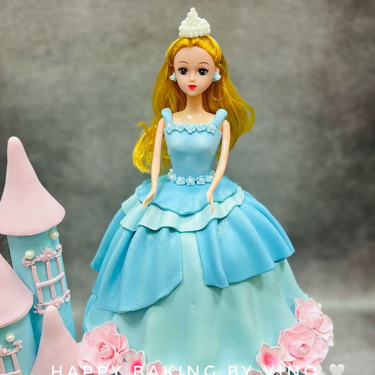 Doll's Blossom Castle - Doll Flower Castle Cake