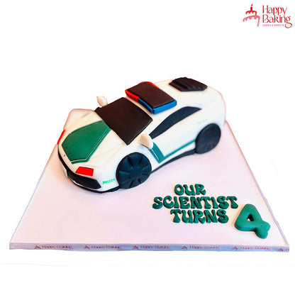 Dubai Police Car Cake