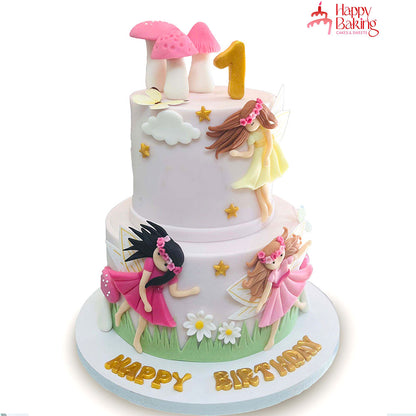 Fairy Magical Garden Cake