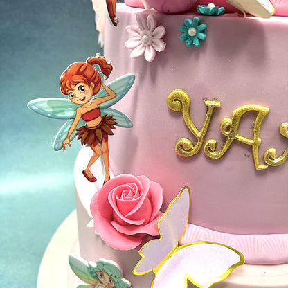 Fairy Theme Butterfly Cake