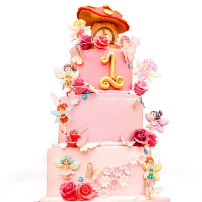 Fairy Theme Butterfly Cake