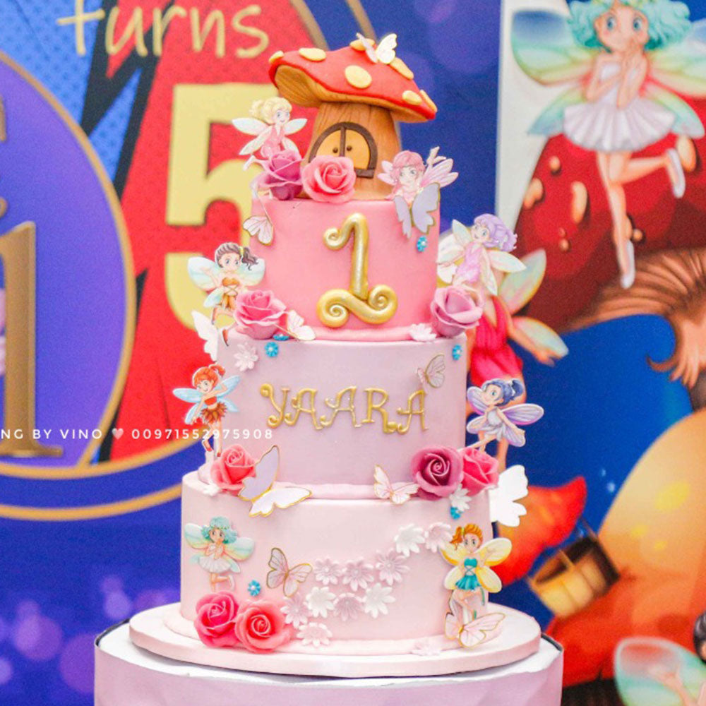 Fairy Theme Butterfly Cake