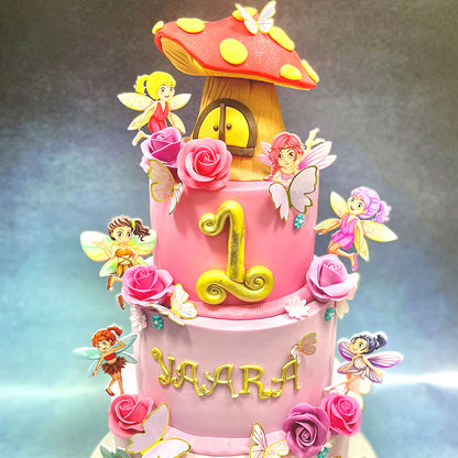 Fairy Theme Butterfly Cake