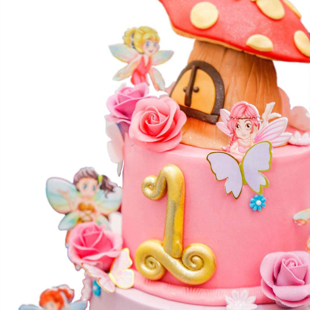 Fairy Theme Butterfly Cake