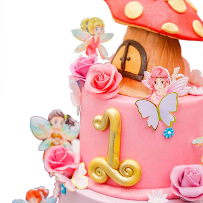 Fairy Theme Butterfly Cake