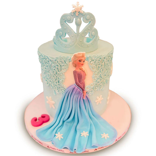 Frozen Crown Cake