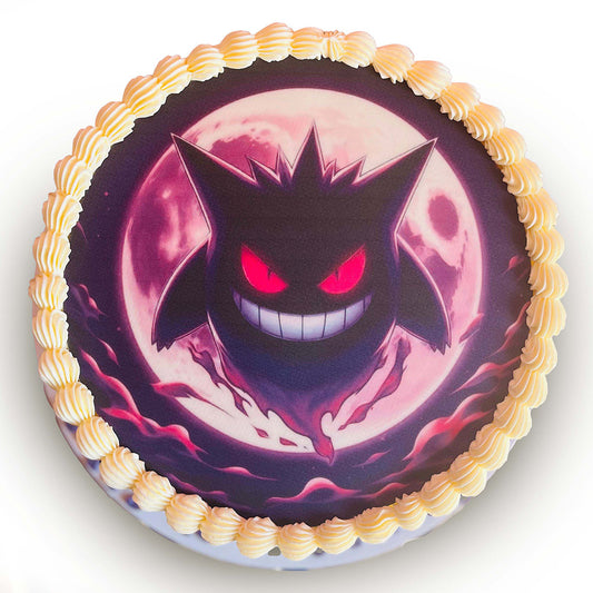 Gengar Edible Print Cake