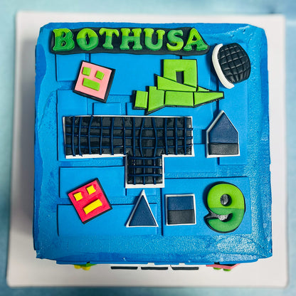 Geometry Dash Cake