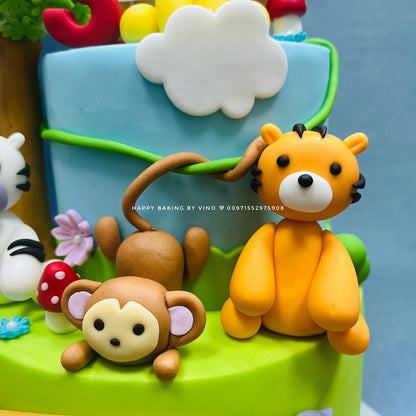 Girl Safari Cake