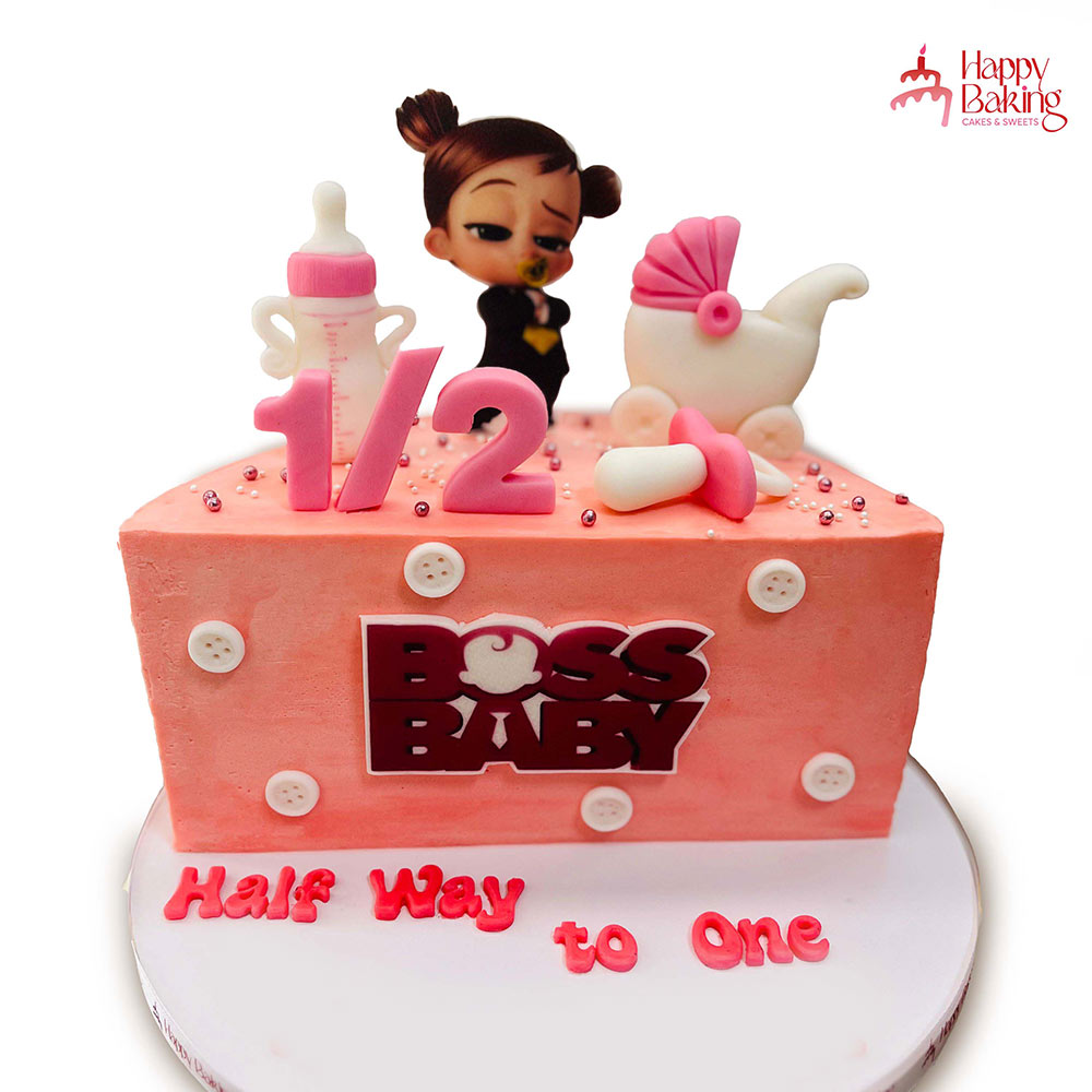 Half Way to One Cake