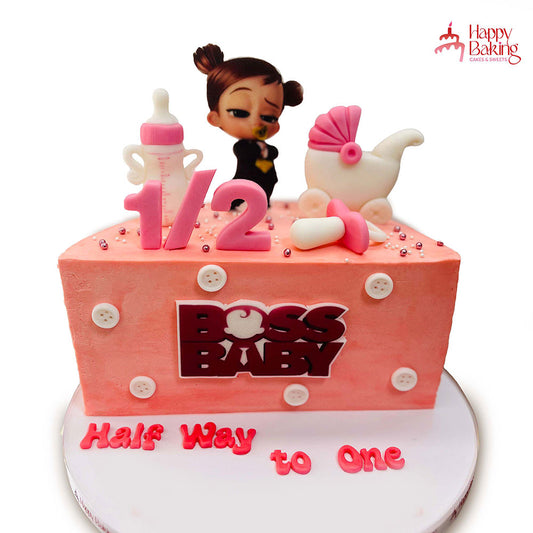 Half Way to One Cake