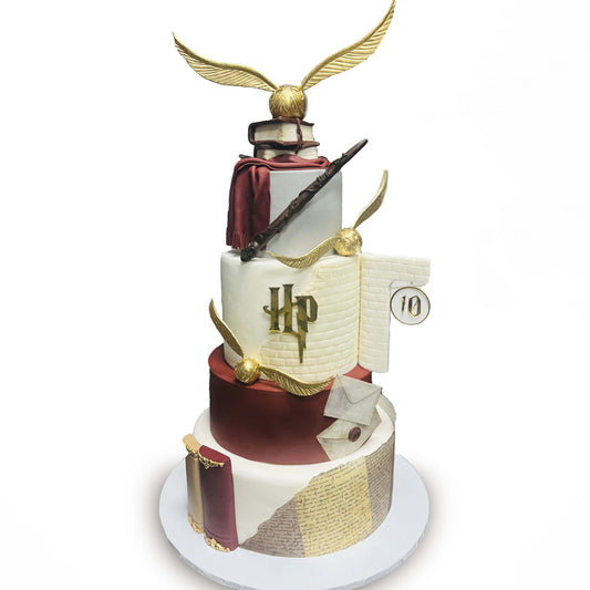 Harry Potter’s Golden Snitch Cake