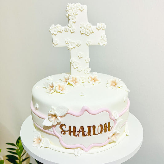 Holy Communion Baptism Cake
