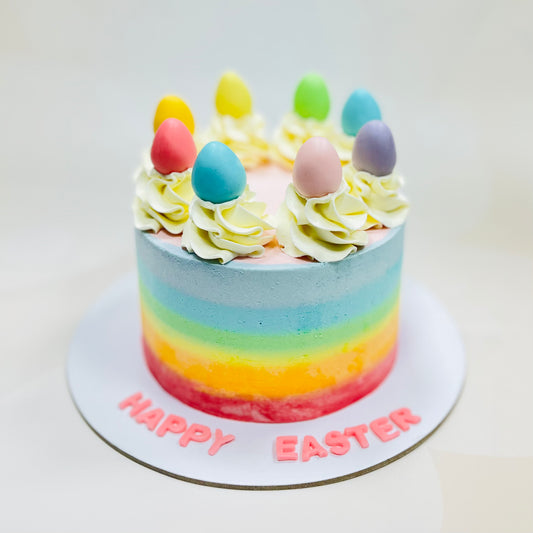 Easter Rainbow Whip Cake