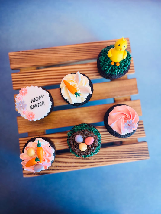 Happy Ester Cup Cakes (6 Pcs)